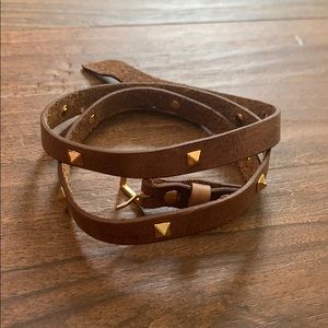 Leather Wristlet/ Anklet